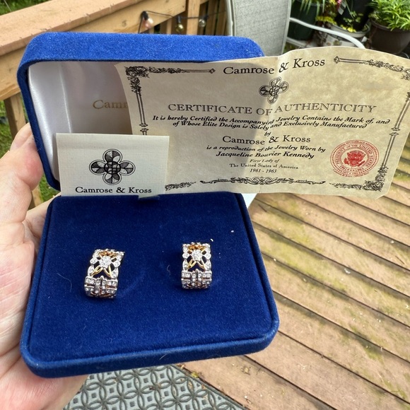 Camrose & Kross Gold and Silver Earrings - Picture 1 of 4